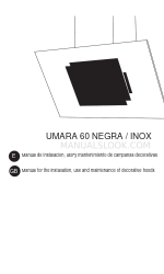 James UMARA 60 NEGRA/INOX Manuale per l'installazione, l'uso e la manutenzione