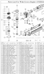 Makita AT2550A Teileliste