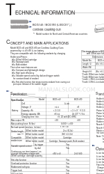 Makita BCG140 Informacje techniczne