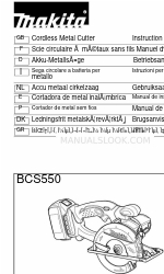 Makita BCS550 Gebruiksaanwijzing