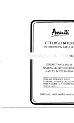 Avanti 249SYW Manuale di istruzioni