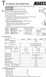 Makita BFH120F Informations techniques