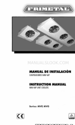 FRIMETAL MVG Series Manual de instruções