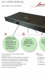 James Loudspeakers A2.1 사용자 설명서