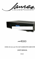 James Loudspeakers M1000 User Manual