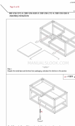 JAMES MARTIN VANITIES 388-V36-AGR-A Instruções de montagem