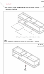 JAMES MARTIN VANITIES 388-V72-AGR-A Montage-instructies