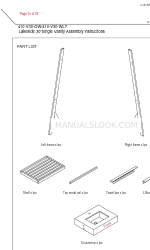 JAMES MARTIN VANITIES 410-V30-GW Instrucciones de montaje