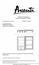 Avanti FF116D0W Gebrauchsanweisung