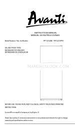 Avanti FF1212 Gebruiksaanwijzing