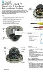 ALIBI ALI-CD5021VSS Szybka instalacja i instrukcja obsługi