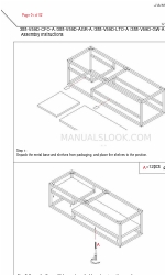 JAMES MARTIN VANITIES 388-V59D-AGR-A Petunjuk Perakitan