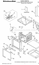 KitchenAid KDRP407HBU09 Manuale delle parti