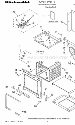 KitchenAid KDRP407HSS2 Lista de peças