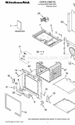 KitchenAid KDRP462LSS05 Parça Kılavuzu