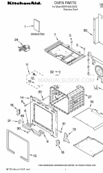 KitchenAid KDRP463LSS02 Onderdelenlijst