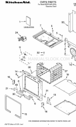 KitchenAid KDRP463LSS04 Elenco delle parti