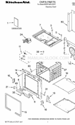 KitchenAid KDRP463LSS07 Parts List