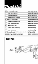 Makita BJR240 Manuel d'instruction