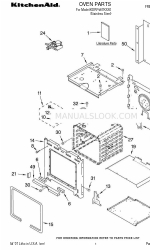 KitchenAid KDRP467KSS0 Elenco delle parti