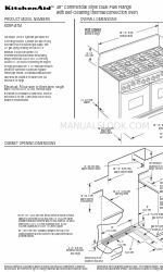 KitchenAid KDRP487M Ürün Boyutları