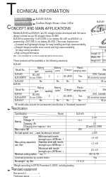 Makita BJS160 Informations techniques