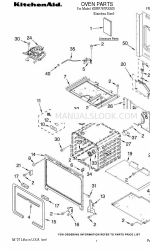 KitchenAid KDRP767RSS00 부품 설명서