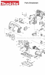 Makita BJV180 部品内訳