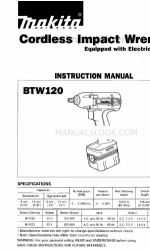 Makita BlW120 Buku Petunjuk