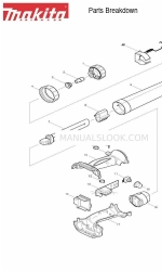 Makita BML184 Podział części