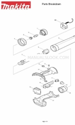 Makita BML184 Perincian Bagian