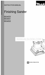 Makita BO4553 Manual de instrucciones