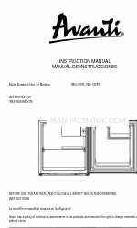 Avanti RM1721B Manual de instruções