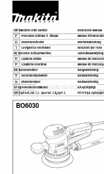 Makita BO6030 Manual de instruções