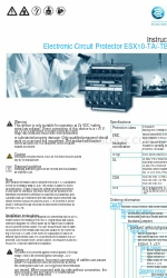 E-T-A ESX10-TA-DC 24 V Instruction Manual