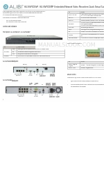 ALIBI ALI-NVR3304P Quick Setup Manual