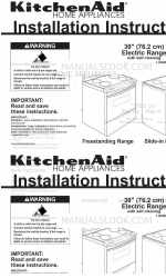 KitchenAid KE Instruções de instalação