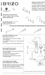 Brizo 61201 Series クイック・スタート・マニュアル