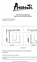 Avanti SBCA017G Manuale di istruzioni