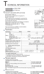 Makita BTM50 Informazioni tecniche