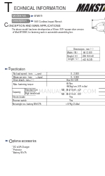 Makita BTW070 Informasi Teknis