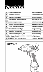 Makita BTW072 Manuale di istruzioni