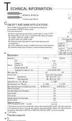 Makita BTW074 Technische Informationen