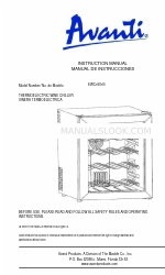 Avanti EWC1601B Manual de instrucciones