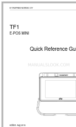 e-Taxfree Nordic Oy TF1 E-POS MINI 빠른 참조 매뉴얼