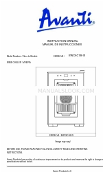 Avanti EWC6C1B Manual de instruções