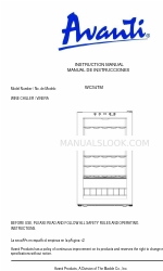 Avanti WC34TM Manual de instruções