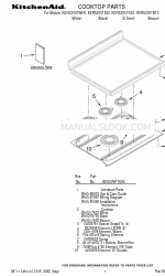 KitchenAid KERS205TBL0 Parts List