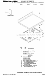 KitchenAid KERS205TBT3 Перелік деталей