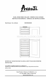 Avanti WC8302DZD 取扱説明書